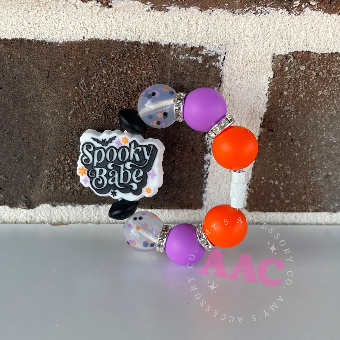 Spooky babe- Silicone Handle Charm