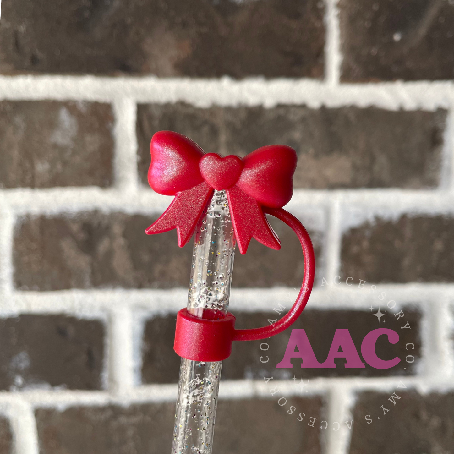 Coquette Lover Bow - Red Shimmer