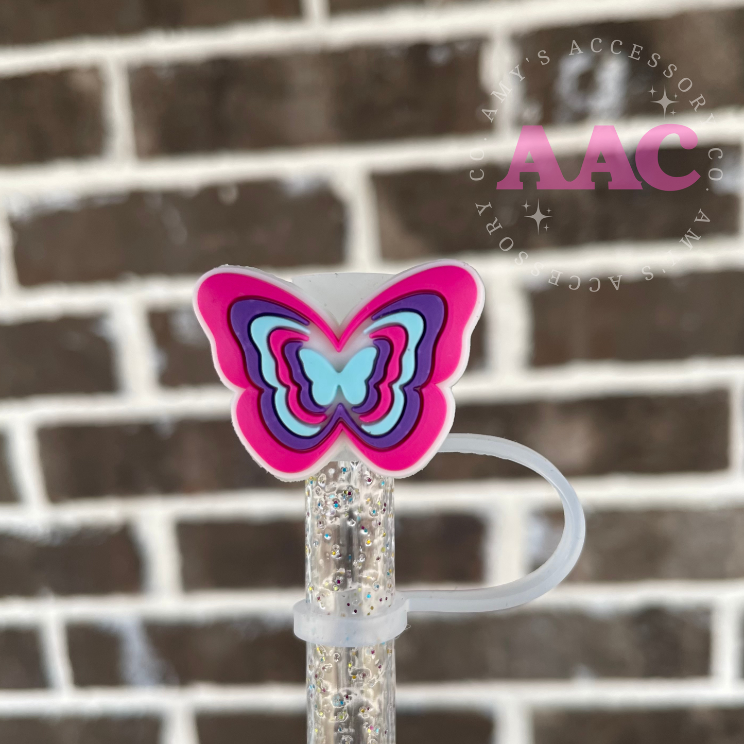 Colorful butterfly - Straw Topper