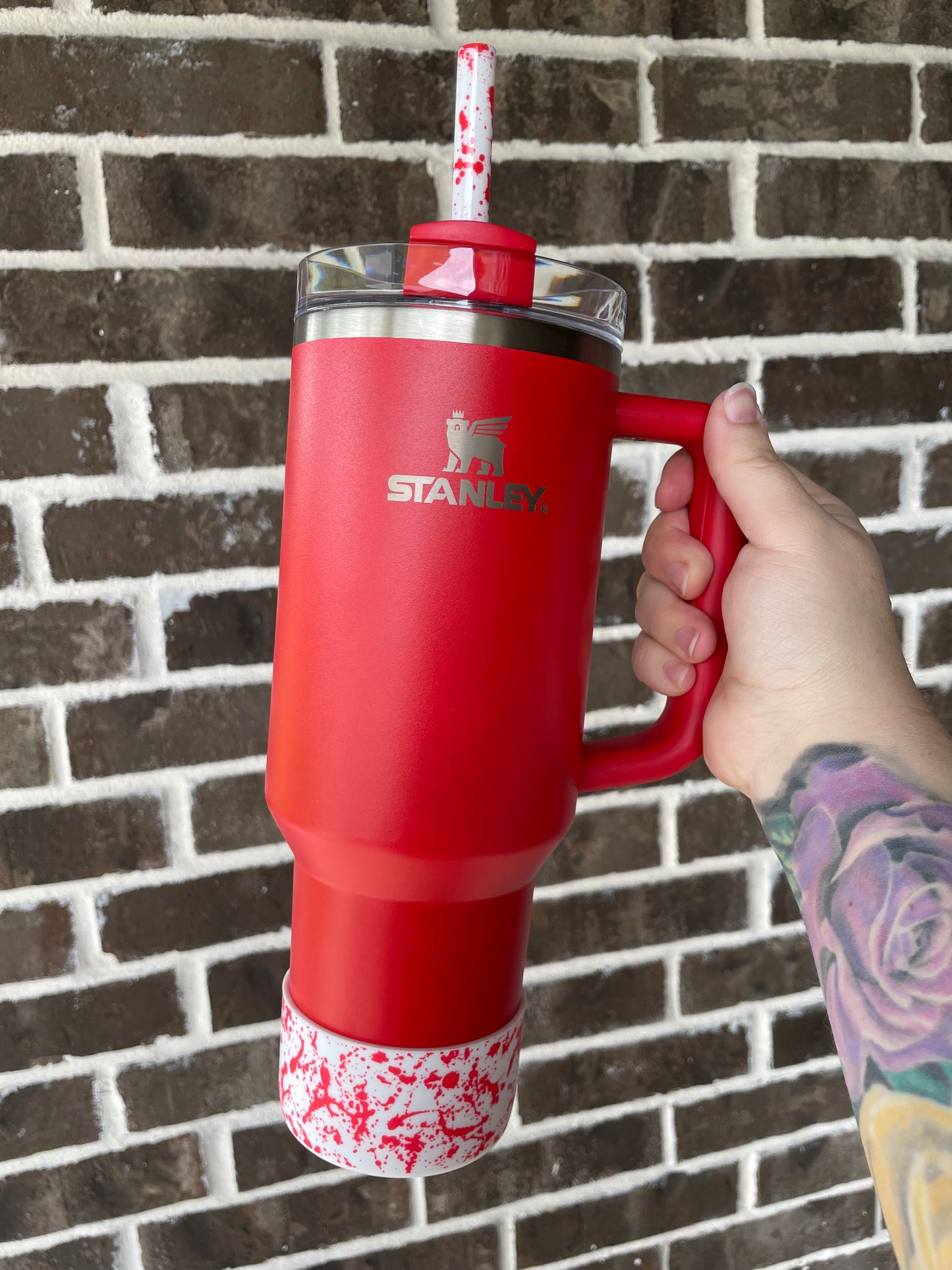 Blood Splatter Tumbler Boot