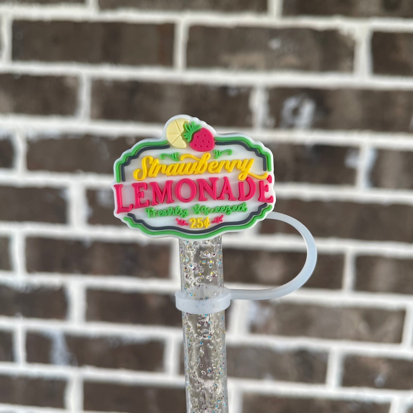 Strawberry Lemonade Straw Topper