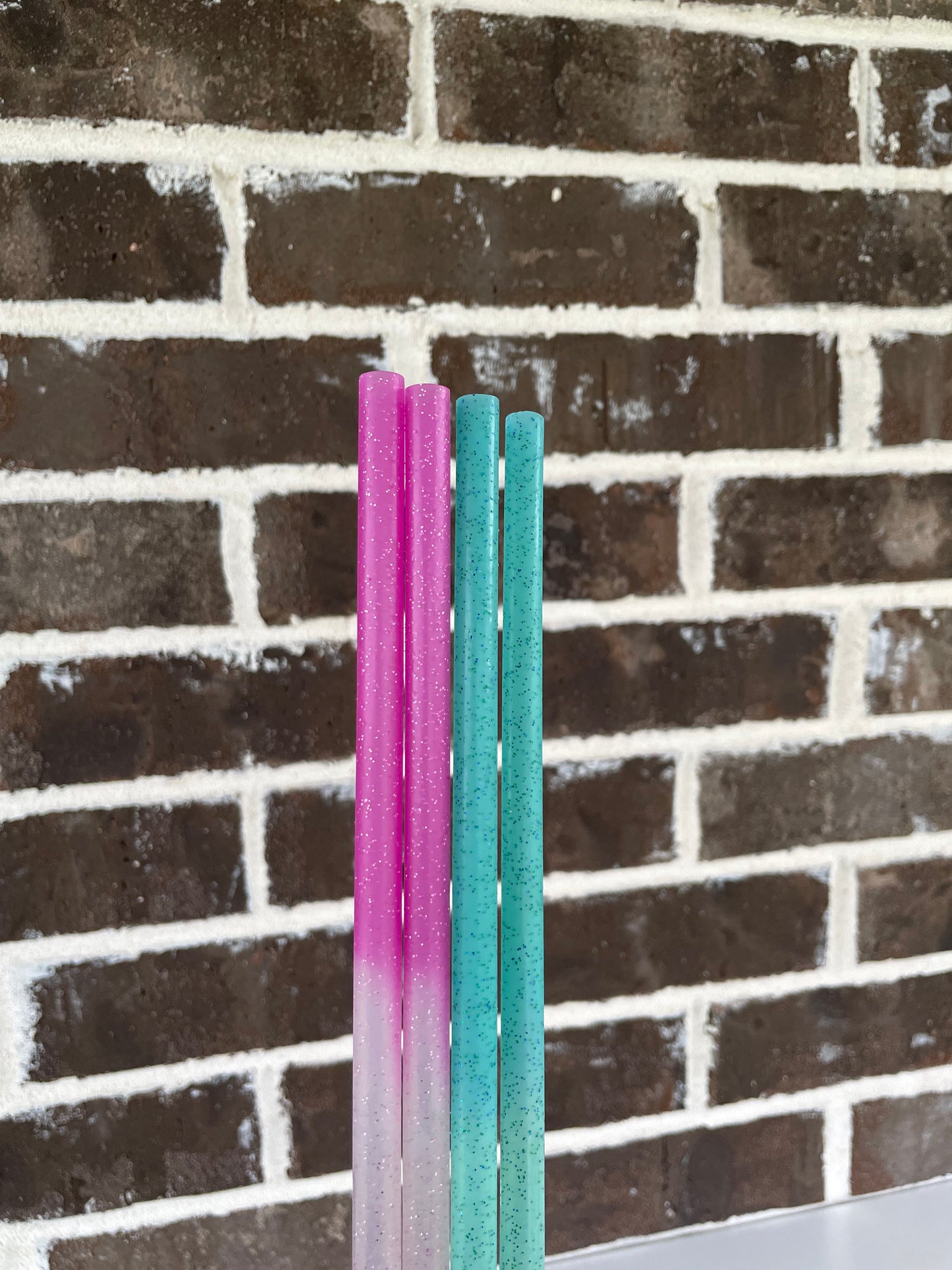 Color changing Glitter Straw 40oz