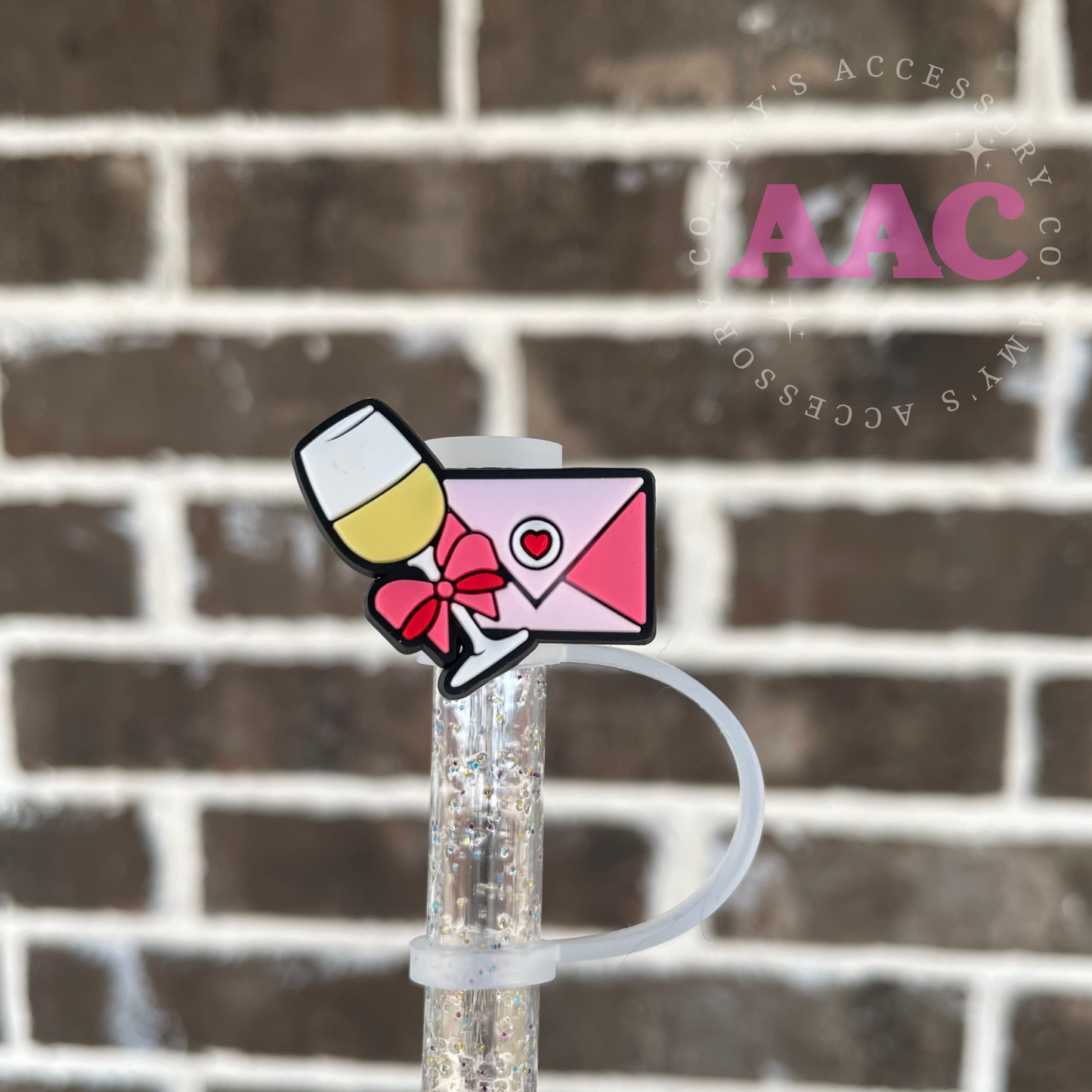 Champagne Toast - Straw Topper