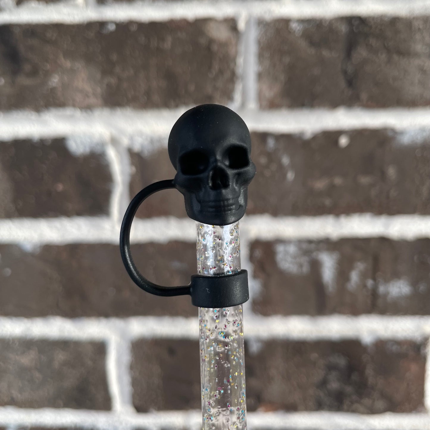 3D Skull Straw Topper