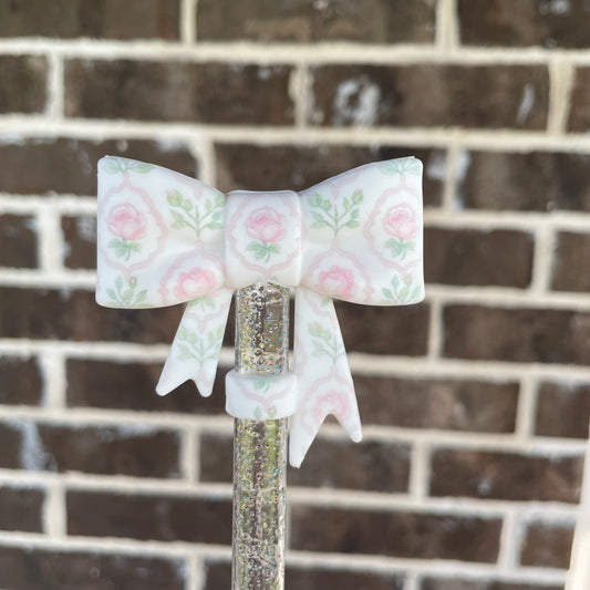 Heirloom Roses Bow Topper