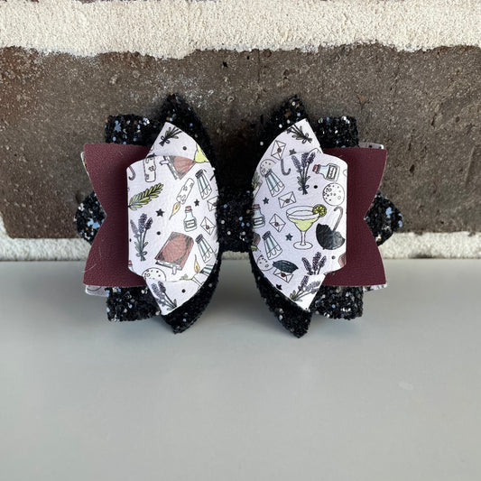 Midnight Margaritas Straw Bow