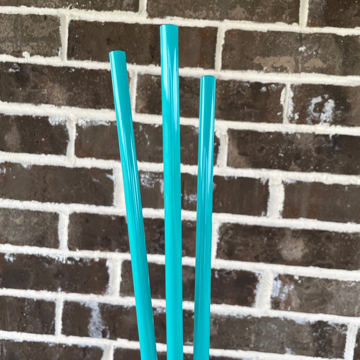 Aqua Blue Solid Straw 40oz