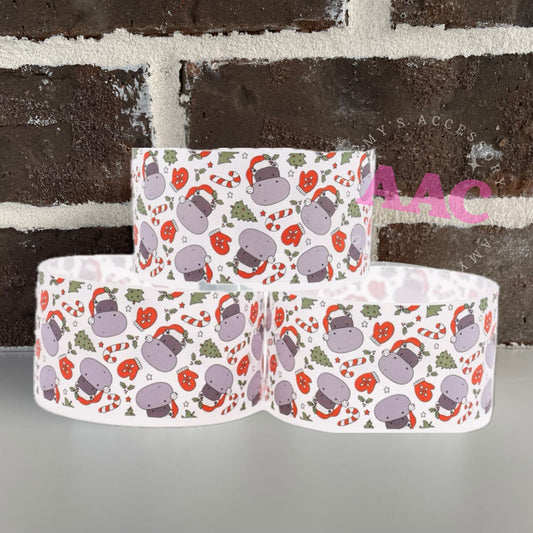 Christmas Hippo Tumbler Boot