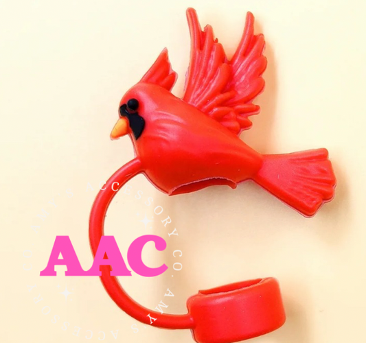 3D Cardinal Straw Topper