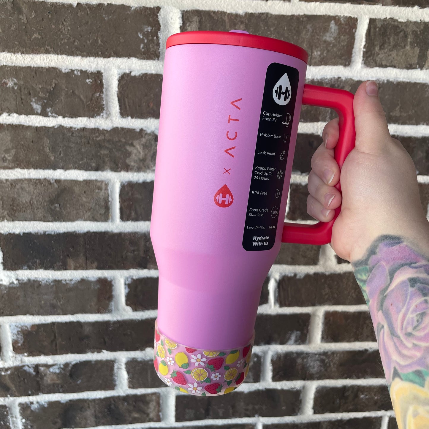 Strawberry Lemonade Boot (Semi Clear)
