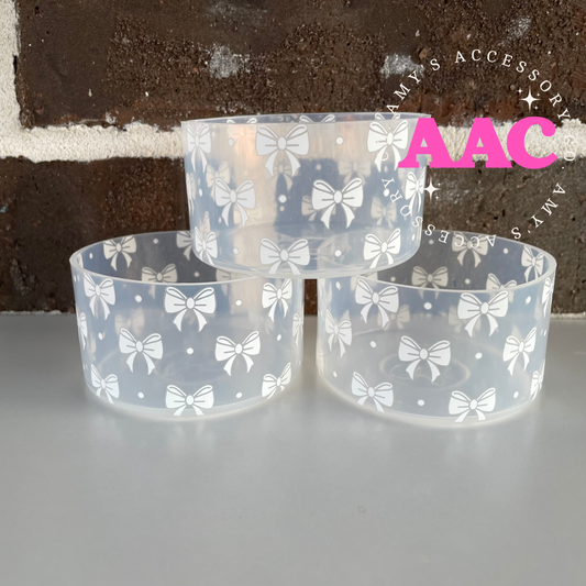 White Bows Tumbler Boot