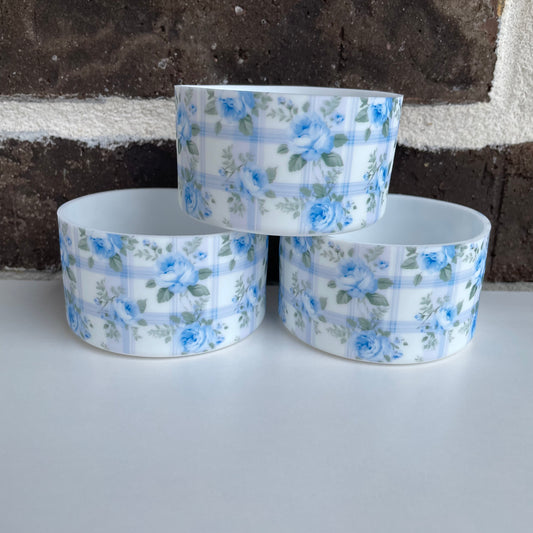 Cottage Roses Tumbler Boot - Blue
