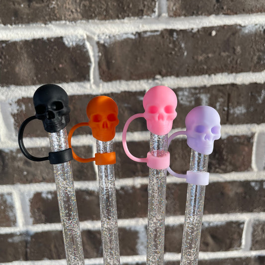 3D Skull Straw Topper