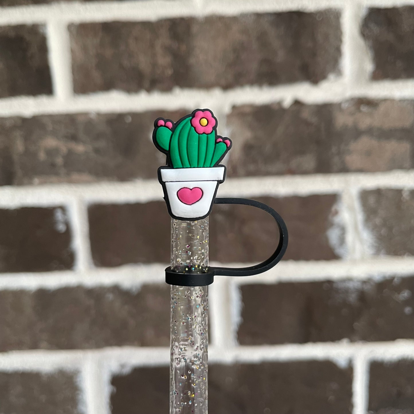 Cute Cactus Straw Topper