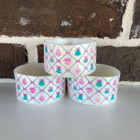 Coquette Christmas Tumbler Boot - Pearl