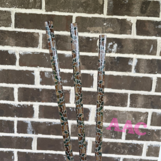 Camo Straw 40oz
