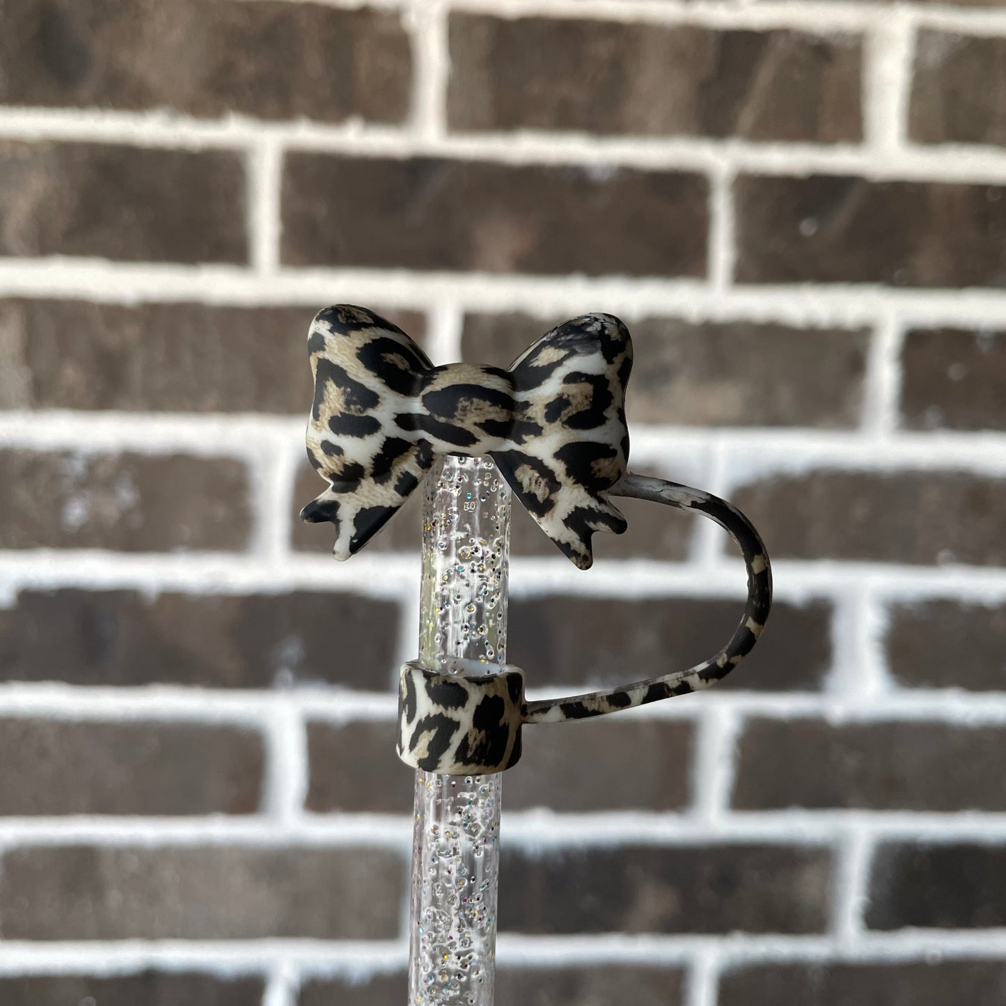 3D Coquette Bow Leopard