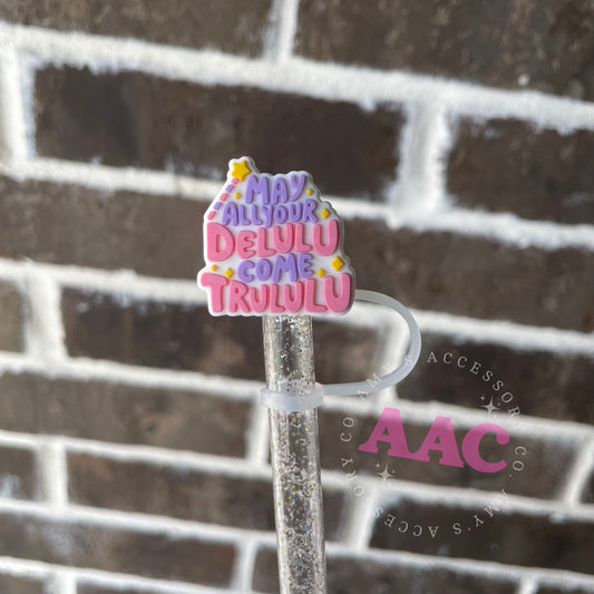 Delulu Straw Topper