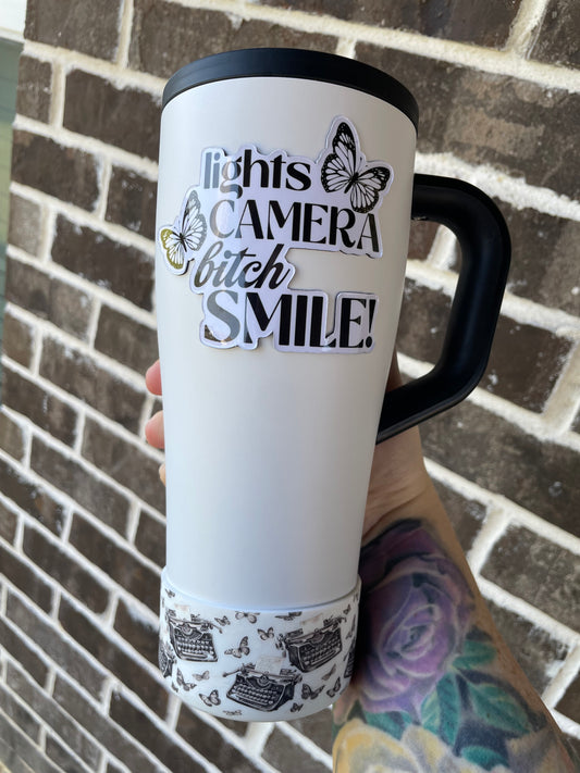 Lights Camera B!tch Smile Magnet