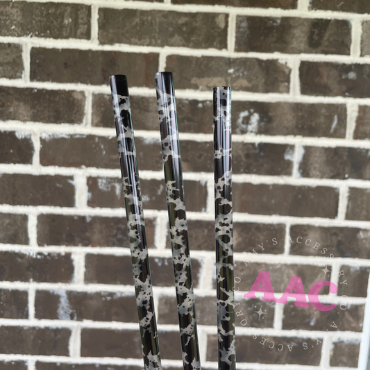 Cow Print Straw 40oz