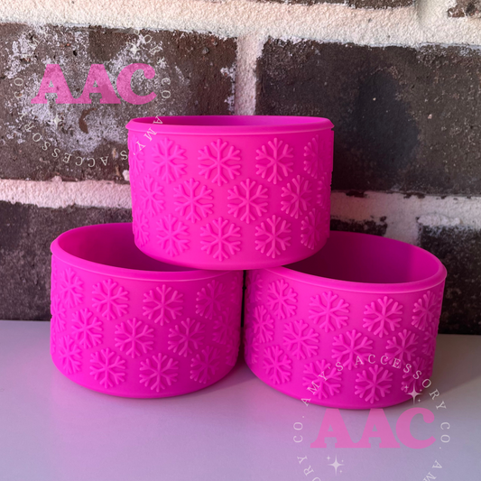 Punch Pink Matte Snowflake Boot