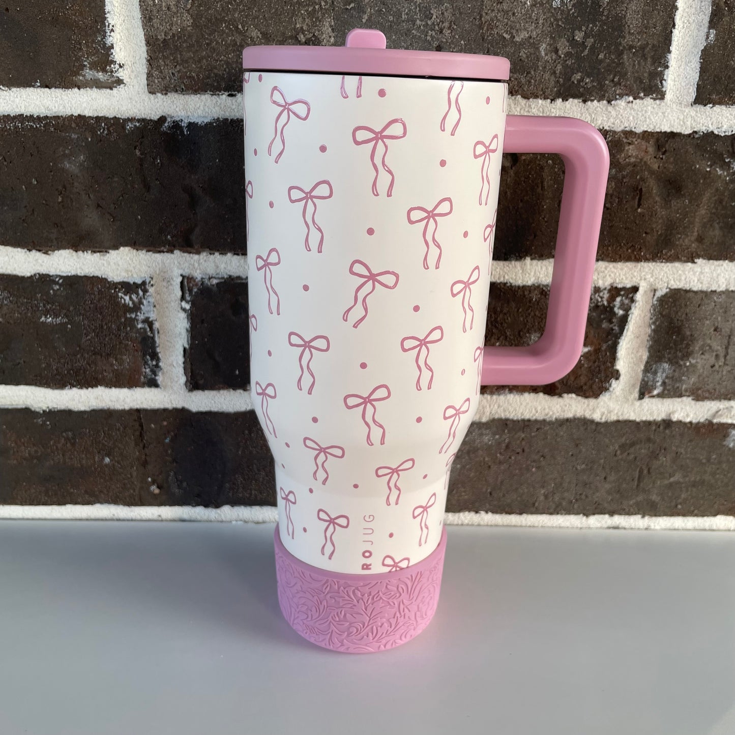 Pink Palms Shimmer Baroque