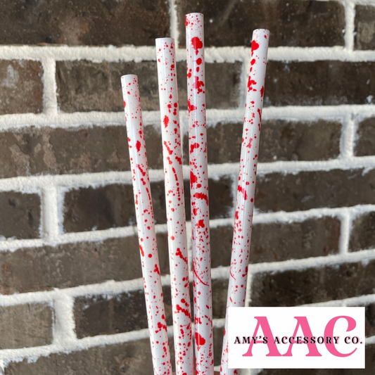 Blood Splatter Straw 40oz