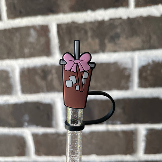 Iced coffee cup Straw Topper
