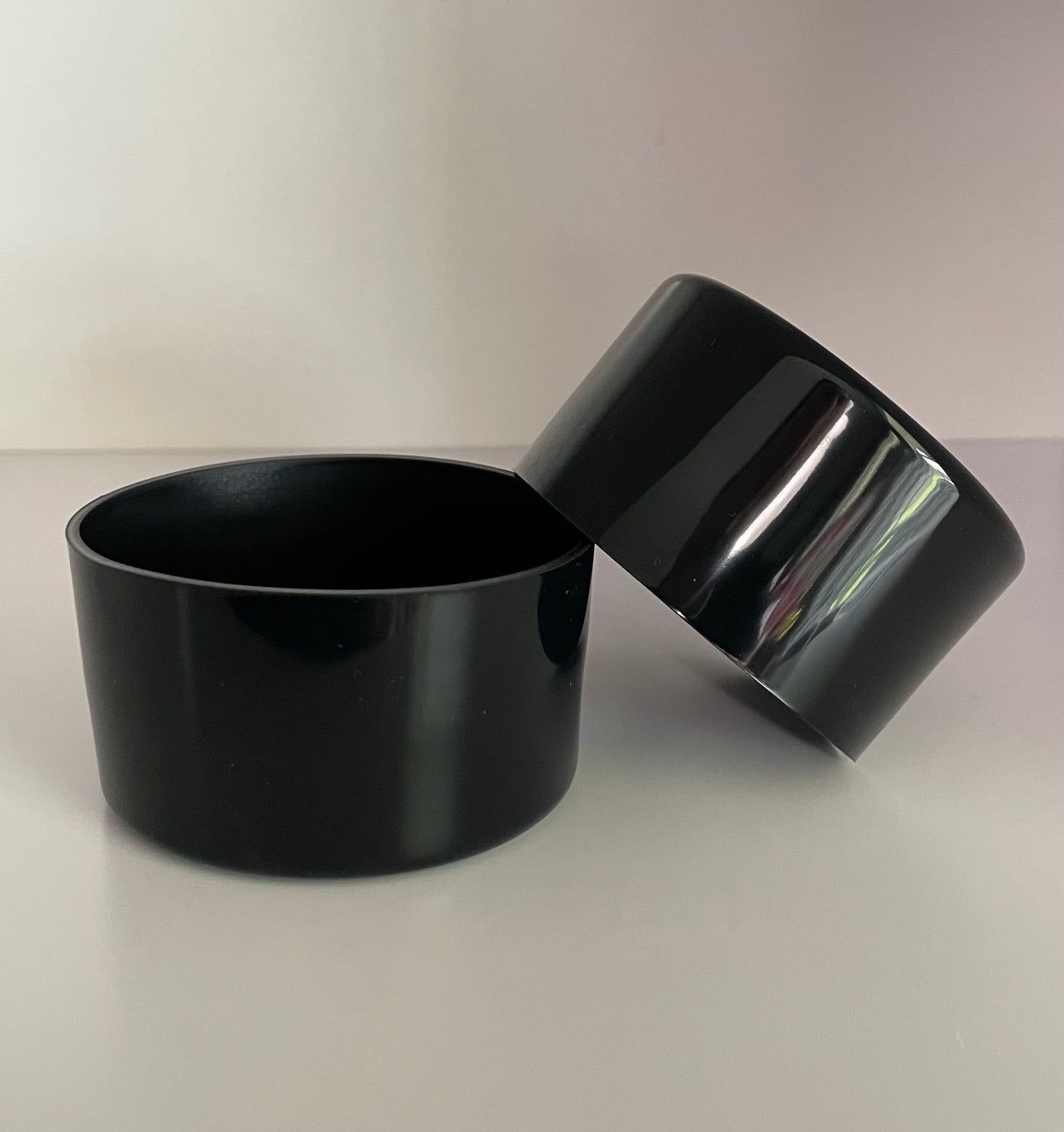 Black Glossy Tumbler Boot