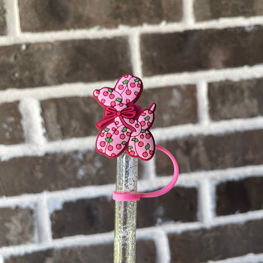Cherry Balloon Dog Topper