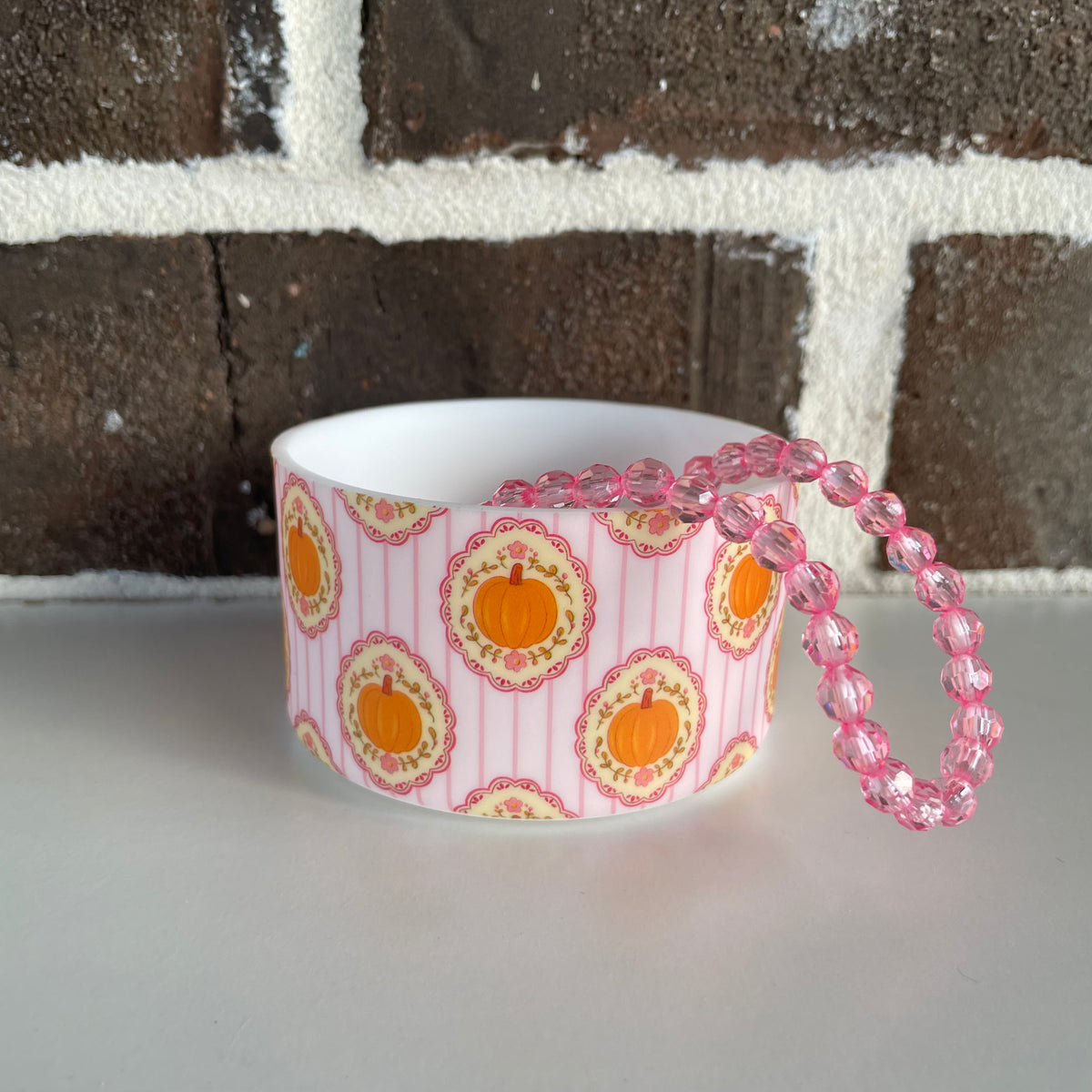 Pretty in Pumpkins Tumbler Boot + Free Bracelet