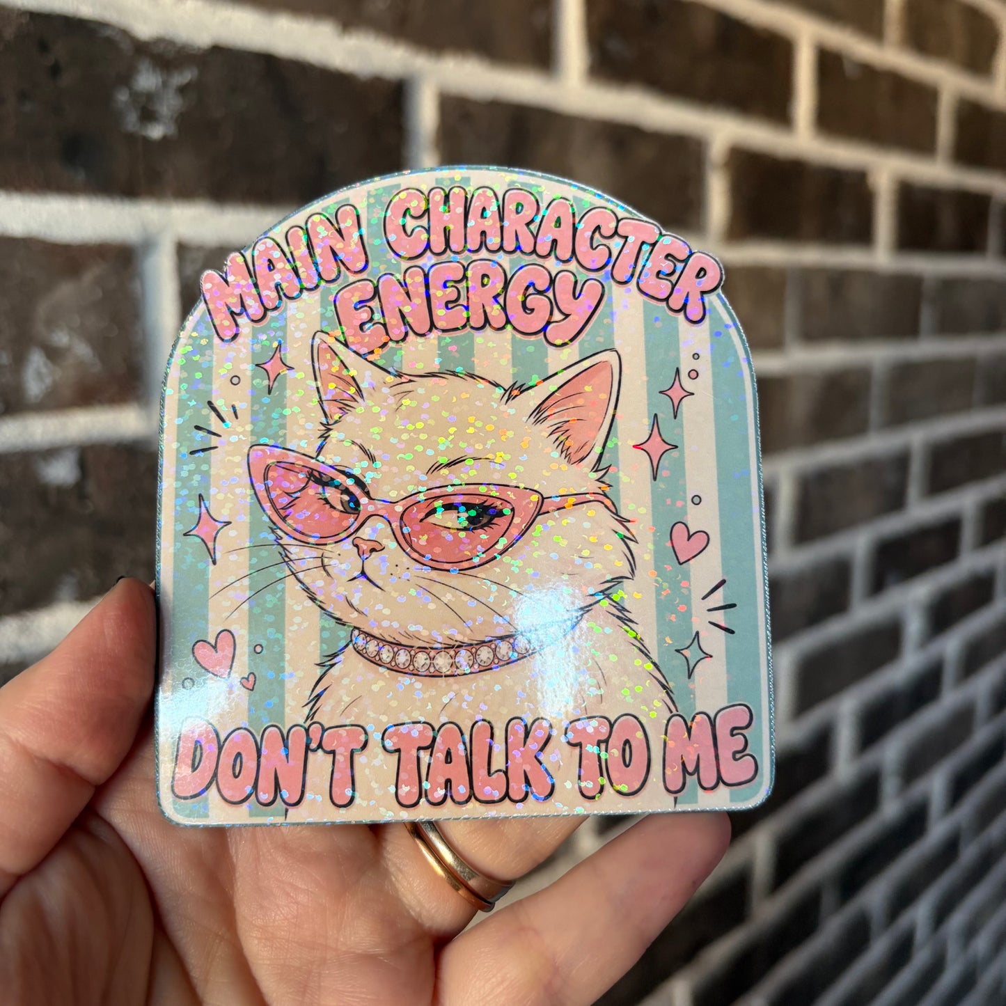 Main Character Energy Magnet - Glitter